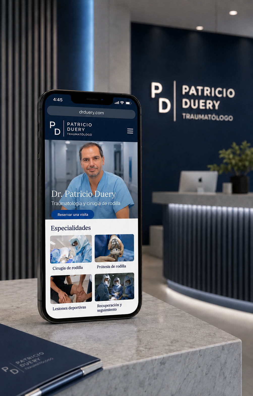 Nueva página web del Dr. Duery